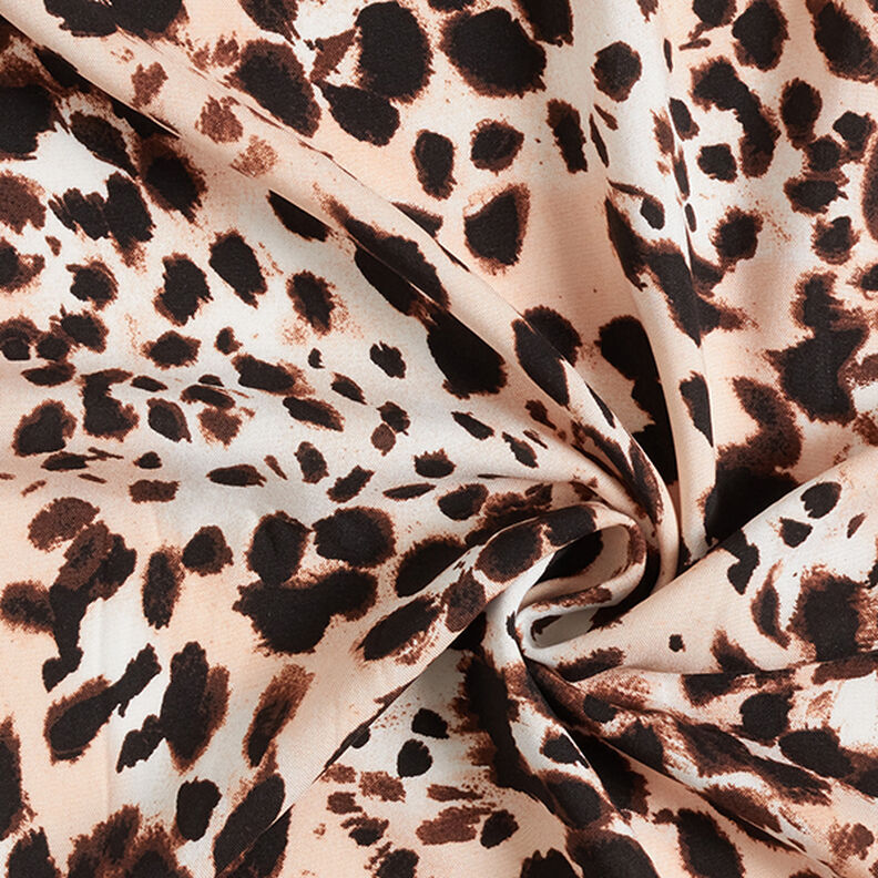 Tissu en viscose Motif léopard – rosé,  image number 3