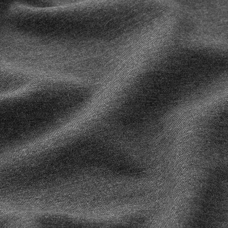 Molleton coton léger chiné – anthracite,  image number 4
