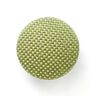 Bouton recouvert - Tissu de décoration extérieure Agora Panama - vert pomme,  thumbnail number 1