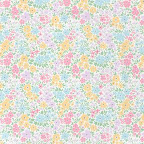 Jersey coton Tendre prairie fleurie – ivoire/lilas pastel, 