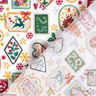 Tissu en coton Popeline Images de Noël – blanc/carmin,  thumbnail number 4