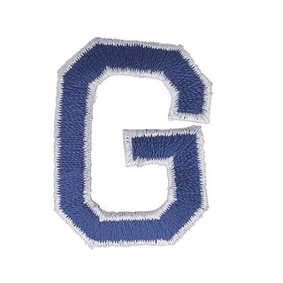 Application lettre G [ Hauteur : 4,6 cm ] – bleu marine, 