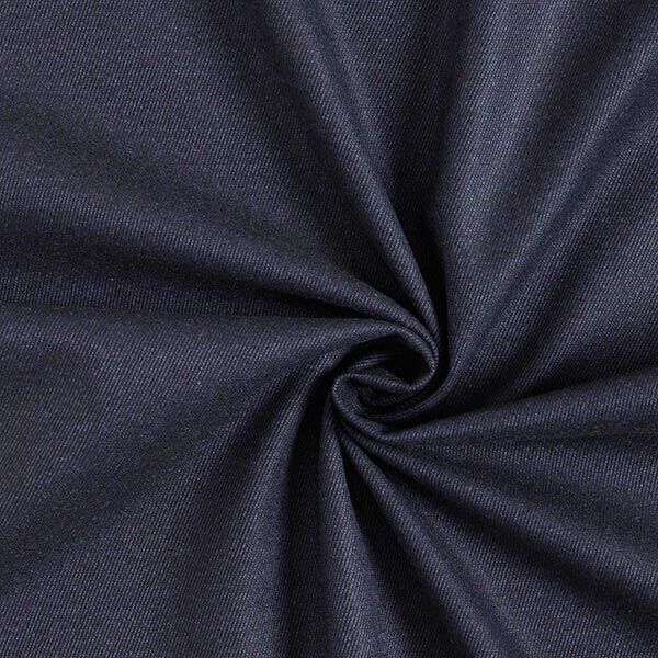 Tissu pour costume stretch viscose mélangée uni – bleu nuit,  image number 1