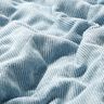 Tissu matelassé Velours côtelé à losanges avec envers fourrure – bleu clair,  thumbnail number 3