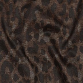 Romanit Jersey Léopard – marron foncé/noir, 