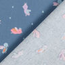 Popeline coton Bal masqué des oiseaux – gris bleu,  thumbnail number 5