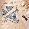 Tissu pour maillot de bain motif léopard – blanc/noir,  thumbnail number 6