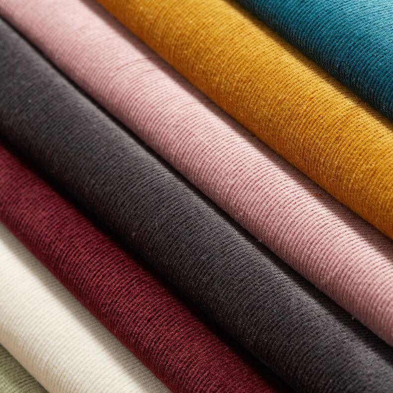 Velours à côtes fines stretch – beige,  image number 6