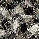 Tissu moelleux en laine mélangée à larges carreaux – noir/gris,  thumbnail number 2