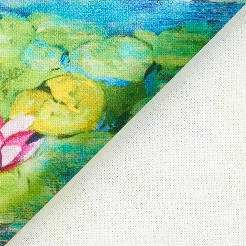 Tissu de décoration Impression numérique Monet – turquoise,  image number 4