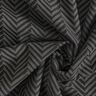 Tissu pour veste à chevrons impression à la pâte – gris/noir,  thumbnail number 3