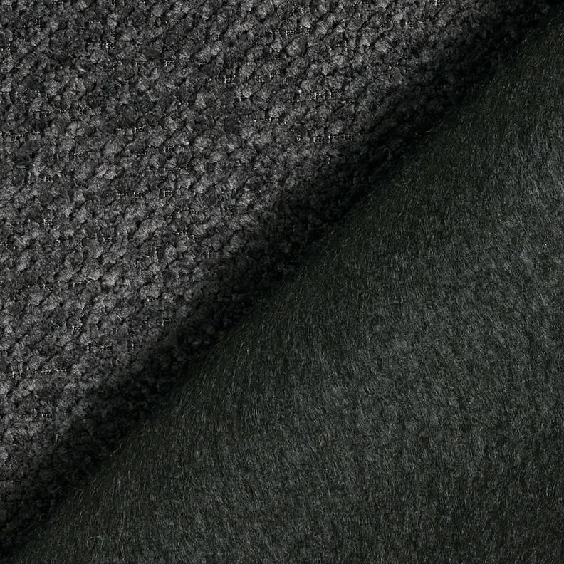 Tissu de revêtement poils doux – anthracite,  image number 3
