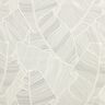 Tissu d’extérieur Canvas lignes de feuilles – argent,  thumbnail number 1