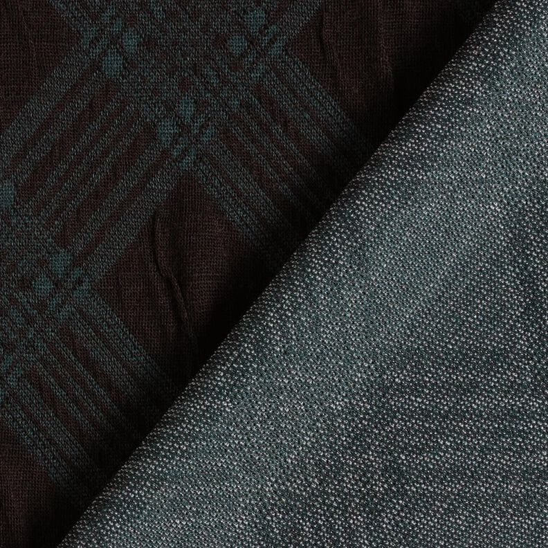 Maille jacquard motif argyle – noir/vert sapin, image number 5