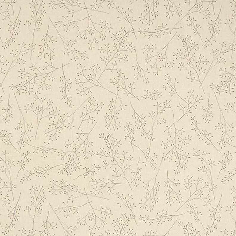 Tissu de décoration Semi-panama fines branches – nature,  image number 1
