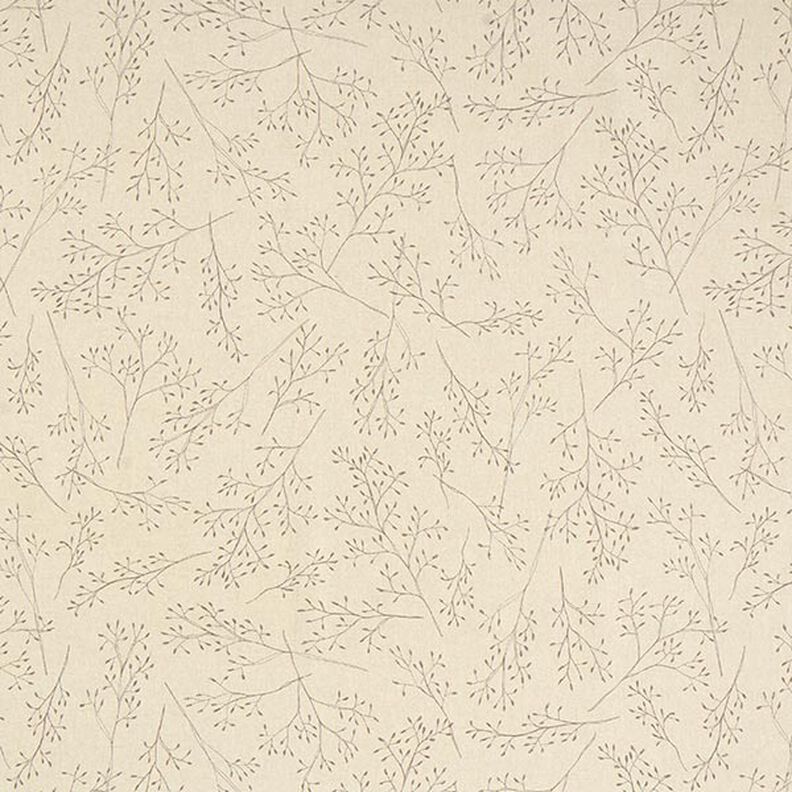 Tissu de décoration Semi-panama fines branches – nature,  image number 1