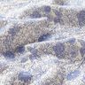 Tissu double gaze de coton Fleurs bleues – blanc/bleu brillant,  thumbnail number 2