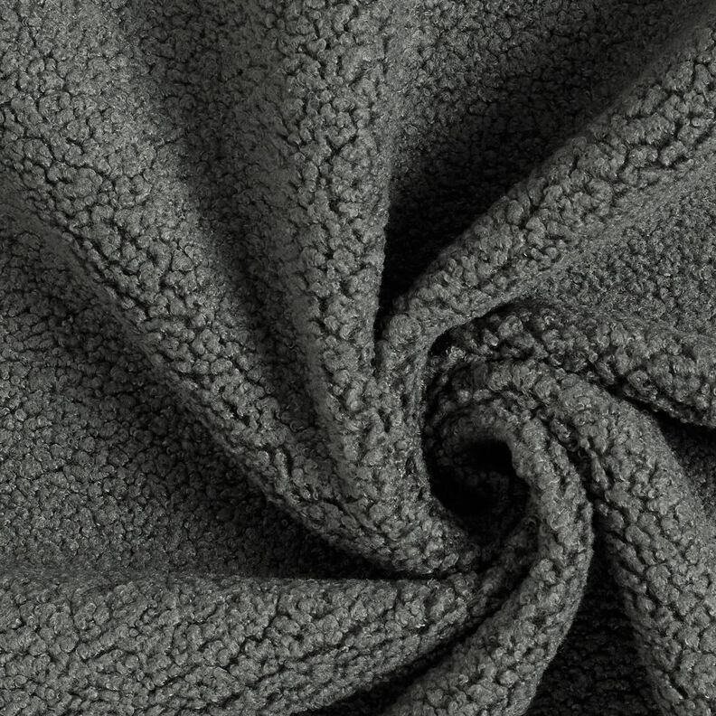 Tissu de revêtement Aspect peau de mouton – gris foncé, image number 1