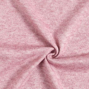 Tissu maille Mélange viscose Chiné – violet pastel, 