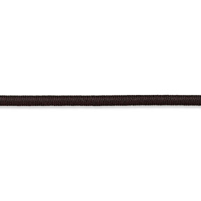Cordelette en caoutchouc [Ø 3 mm] – marron noir, 