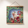 Panel Gobelin Lurex cadeaux – bleu/vert,  thumbnail number 6
