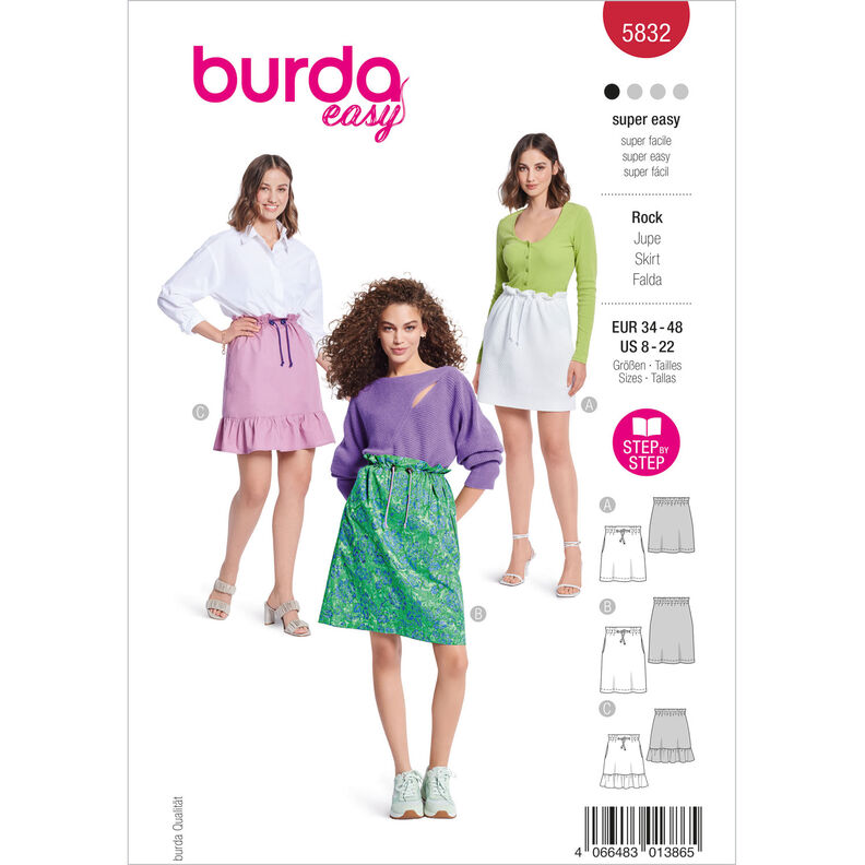 Jupe | Burda 5832 | 34-48,  image number 1