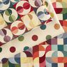 Tissu de décoration Gobelin Pois de confettis – beige clair/rouge,  thumbnail number 5