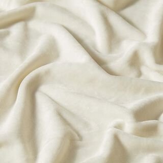 Velours stretch Tissu Nicki – blanc, 