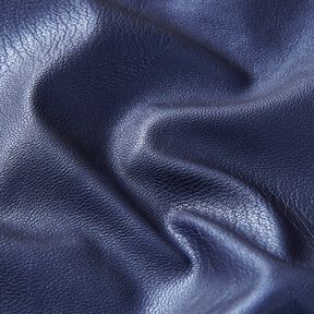 Stretch Imitation cuir Métallique – bleu marine, 