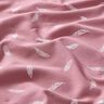 Jersey coton Plumes – vieux rose,  thumbnail number 2