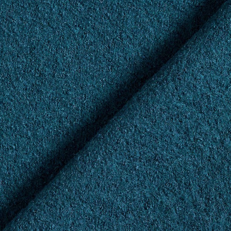 Tissu léger en maille en mélange de viscose et laine – bleu océan,  image number 3