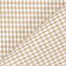 Tissu en coton Vichy - 0,2 cm – marron clair,  thumbnail number 3