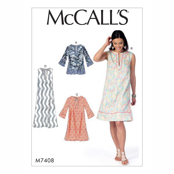 Tunique|Robe , McCalls 7408 | 42 - 52, image number 1