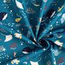 GOTS Popeline coton Monde sous-marin – bleu océan,  thumbnail number 3