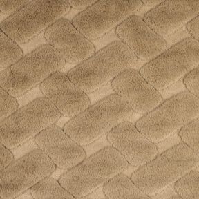 Fourrure synthétique Abstrait – sable, 
