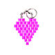Pendentif Brick Stitch Heart [11 mm  x 16 mm] | Rico Design – rose vif,  thumbnail number 1