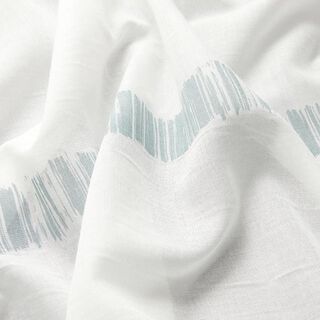 Tissu pour voilages Voile Rayures délicates 295 cm – roseau/ivoire, 