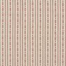 Tissu de décoration Semi-panama Rayures avec étoiles – nature/bordeaux,  thumbnail number 1