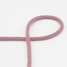 Cordon en coton Lurex [Ø 5 mm] – vieux rose foncé,  thumbnail number 1