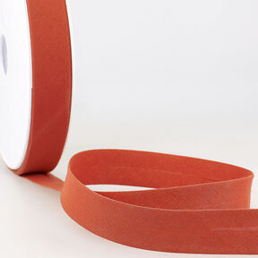 Biais Polycotton [20 mm] – terre cuite, 