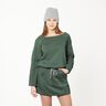 GOTS French Terry Sweat d’été | Tula – olive,  thumbnail number 5