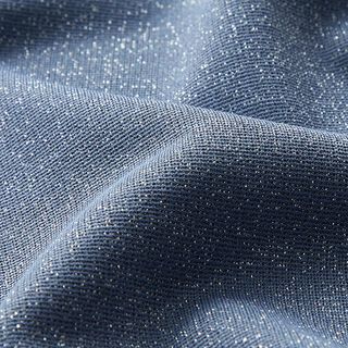 Jersey viscose mélangé à paillettes – bleu acier, 
