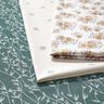 Popeline coton Branches et feuilles de tilleul – blanc/eucalyptus,  thumbnail number 5