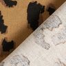 Tissu de décoration Semi-panama Motif léopard – mocca/noir,  thumbnail number 4