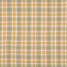 Tissu double gaze de coton Carreau | Poppy Fabrics – jaune curry/sauge,  thumbnail number 1