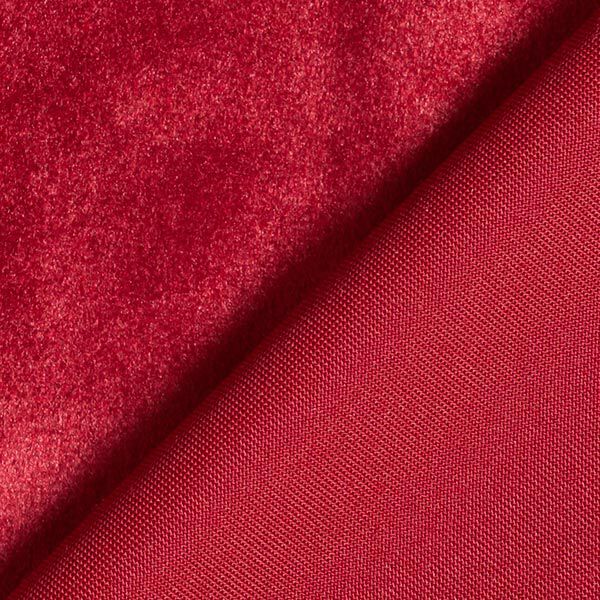 Tissu de décoration Velours – rouge,  image number 3