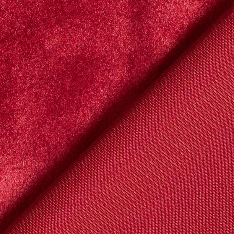 Tissu de décoration Velours – rouge,  image number 3