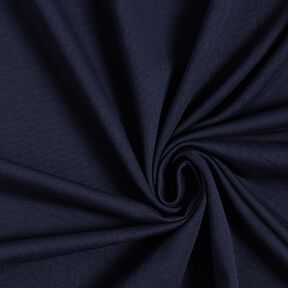 Molleton coton léger uni – bleu nuit, 
