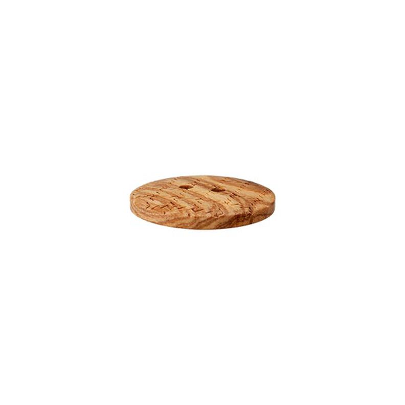 Bouton bois 2 trous – beige,  image number 2