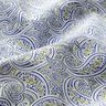 Tissu pour chemise Motif paisley superposé – indigo/olive,  thumbnail number 2